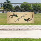 陰陽素朴トカゲ 横断幕 (インサイチュ)