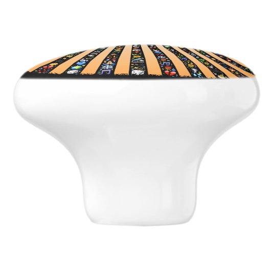 陰陽絵文字 セラミックノブ (側面)