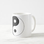 陰陽記号スピリチュアル コーヒーマグカップ (正面右)