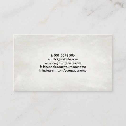 陰陽記号 – 油絵を描 名刺 (裏面)