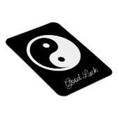 陰陽記号 – 無地の tattooデザイン2 マグネット (右側)