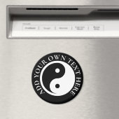 陰陽記号 – 無地の tattooデザイン2 マグネット (インサイチュ (食洗機))