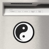 陰陽記号 – 無地の tattooデザイン2 マグネット (インサイチュ (食洗機))