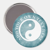 陰陽記号 – 無地の tattooデザイン2 マグネット (正面/裏面)