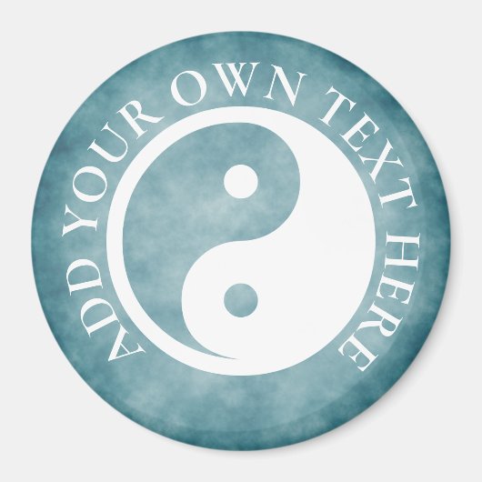 陰陽記号 – 無地の tattooデザイン2 マグネット (正面)