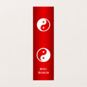 陰陽記号 – 無地の tattooデザイン2 名刺 (外部フラット)