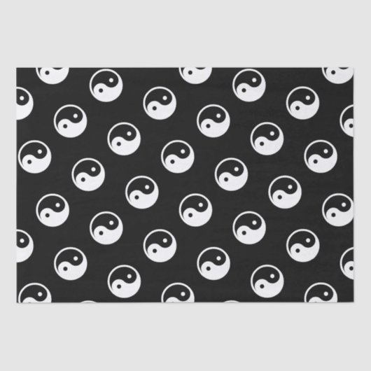 陰陽記号 – 無地の tattooデザイン2 薄葉紙 (正面)