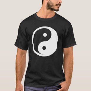 陰陽記号 – 無地の tattooデザイン2 tシャツ