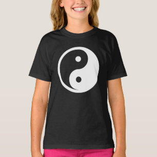 陰陽記号 – 無地の tattooデザイン2 tシャツ