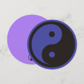 陰陽記号 – tattoo無地のデザイン (正面/裏面)