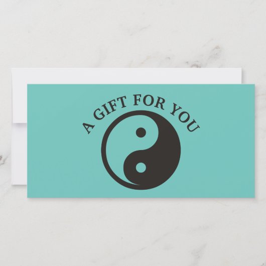 陰陽記号 – tattoo無地のデザイン (正面)