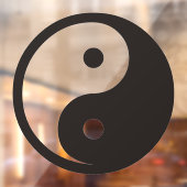 陰陽記号 – tattoo無地のデザイン ウィンドウサイン (シート2)