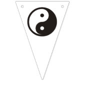陰陽記号 – tattoo無地のデザイン バンティングフラッグ (第1の旗)