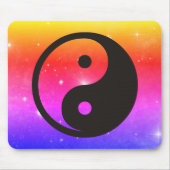 陰陽記号 – tattoo無地のデザイン マウスパッド (正面)