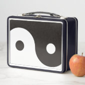 陰陽記号 – tattoo無地のデザイン メタルランチボックス (インサイチュ)