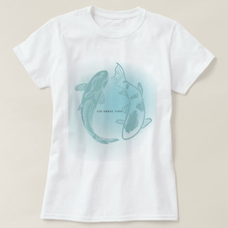 陰陽調和 – コイのバランス Tシャツ