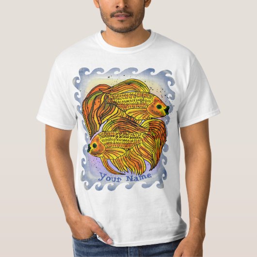 陰陽金魚 Tシャツ (正面)