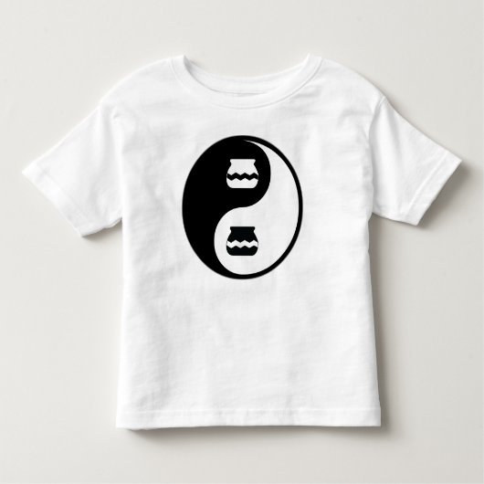 陰陽陶器 トドラーTシャツ (正面)