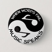 陰陽音楽 缶バッジ (正面)