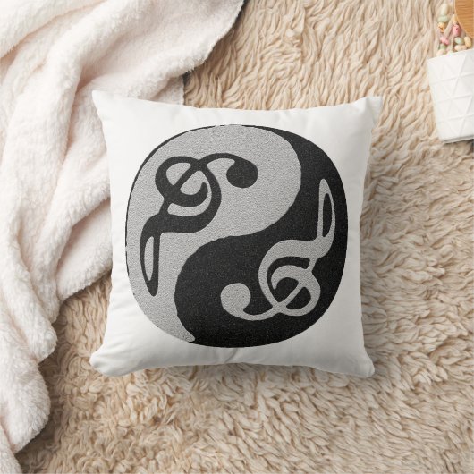 陰陽音符 クッション (ブランケット)