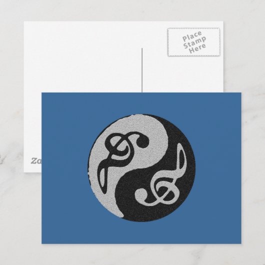陰陽音符 ポストカード (正面/裏面)