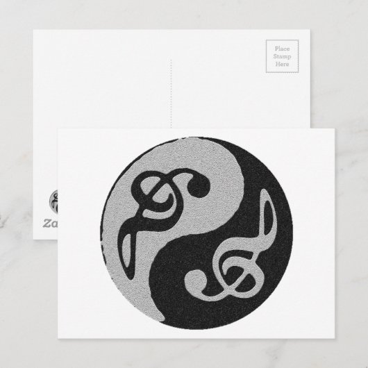 陰陽音符 ポストカード (正面/裏面)