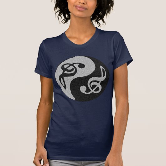 陰陽音符 Tシャツ (正面)