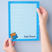 陰陽魚の漫画 チラシ (手)