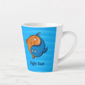 陰陽魚漫画 カフェラテマグ (右)