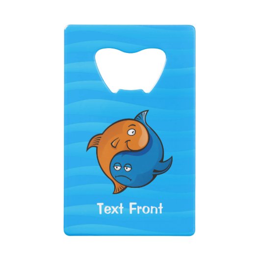 陰陽魚漫画 クレジットカード栓抜き (正面)