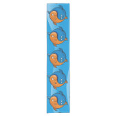 陰陽魚漫画 ショートテーブルランナー (正面)