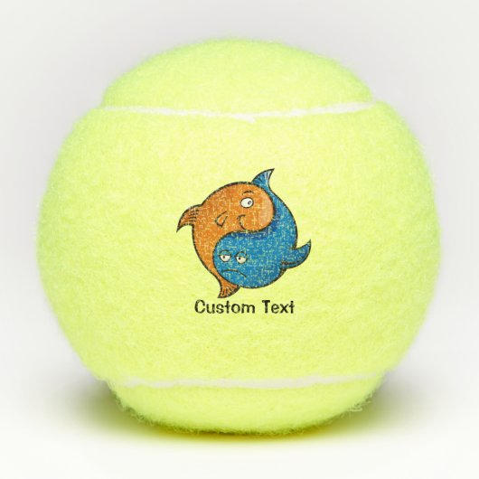 陰陽魚漫画 テニスボール (正面)