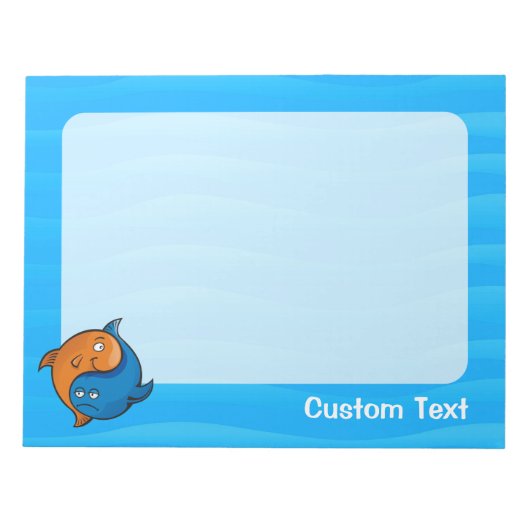 陰陽魚漫画 ノートパッド (正面)