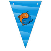 陰陽魚漫画 バンティングフラッグ (第1の旗)