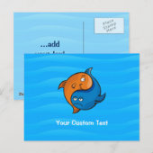 陰陽魚漫画 ポストカード (正面/裏面)