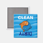 陰陽魚漫画 マグネット (正面/裏面)