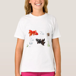 陰陽鯉魚Tシャツ 日本の禅とバランス Tシャツ