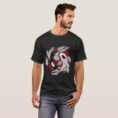 陰陽鯉 Tシャツ (正面フル)