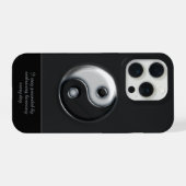陰陽3Dデザイン iPhoneケース (裏面横)