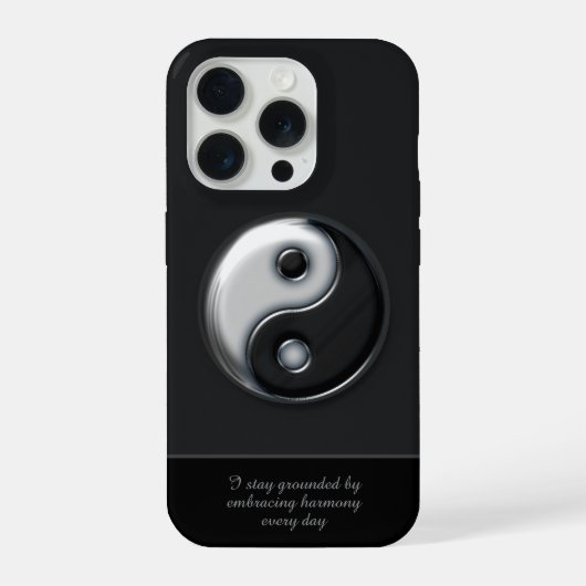 陰陽3Dデザイン iPhoneケース (裏面)