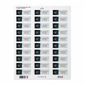 陰陽、エンジェルウィングスとハート ラベル (フルシート)