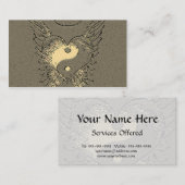 陰陽、エンジェルウィングス、ハート 名刺 (正面/裏面)