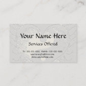 陰陽、エンジェルウィングス、ハート 名刺 (裏面)