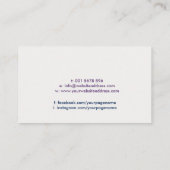 陰陽 – カラーフロー平衡 名刺 (裏面)