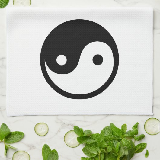 陰陽 キッチンタオル (折り畳み)