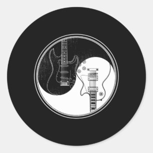 陰陽・ギター・アコースティック・ロック音楽愛好家 ラウンドシール