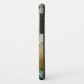 陰陽 グリーン イエロー 抽象的 カラフル フラクタル Case-Mate iPhoneケース (裏面/左)