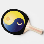 陰陽、サンムーン 卓球ラケット (横)