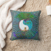 陰陽、ツリー·オブ·ライフ·装飾用クッション クッション (ブランケット)