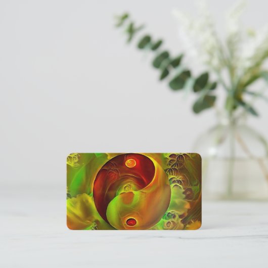 陰陽。 バランス 名刺 (スタンド正面)